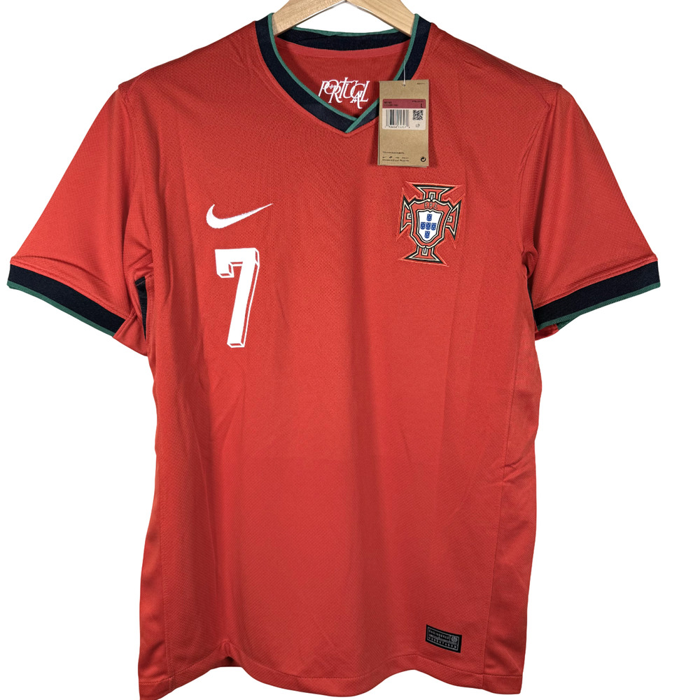 Cristiano Ronaldo #7 Portugal Home Jersey FIFA World Cup Nike Red Large NWT